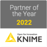KNIME Partner of the Year 2022 badge