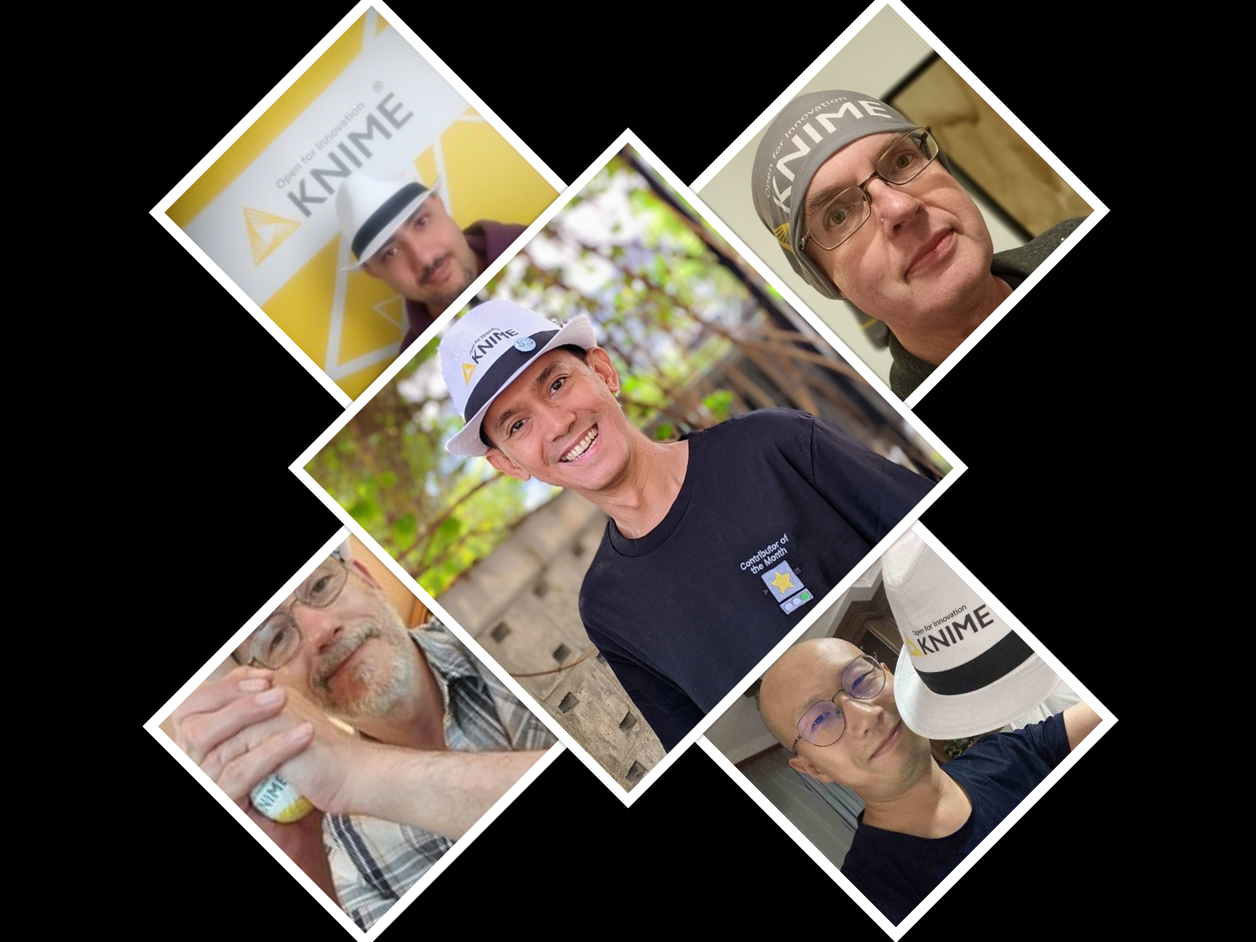 A collage of KNIME Users