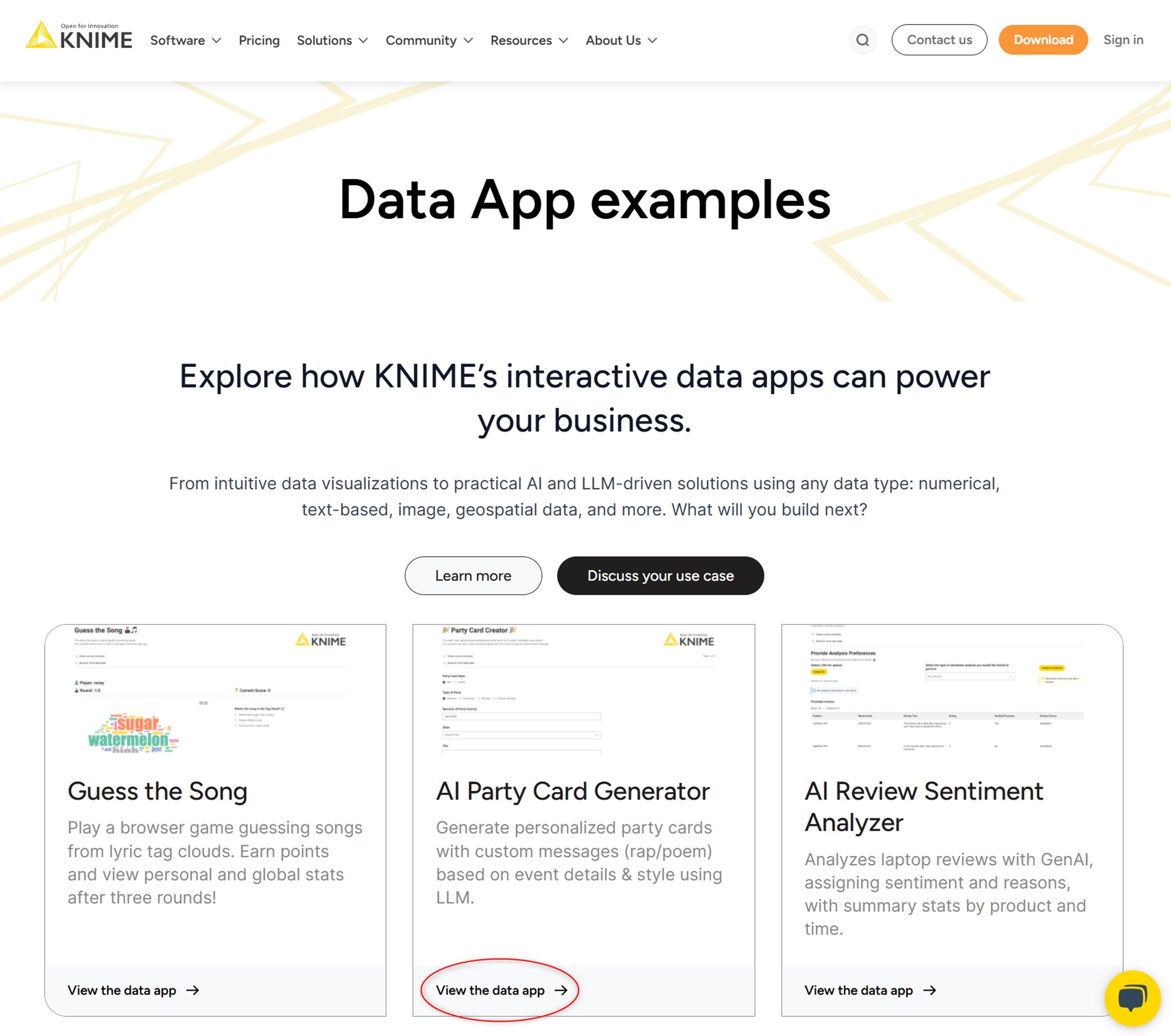 The AI Party Card Generator on the KNIME Community Hub – ready to generate your next party card!