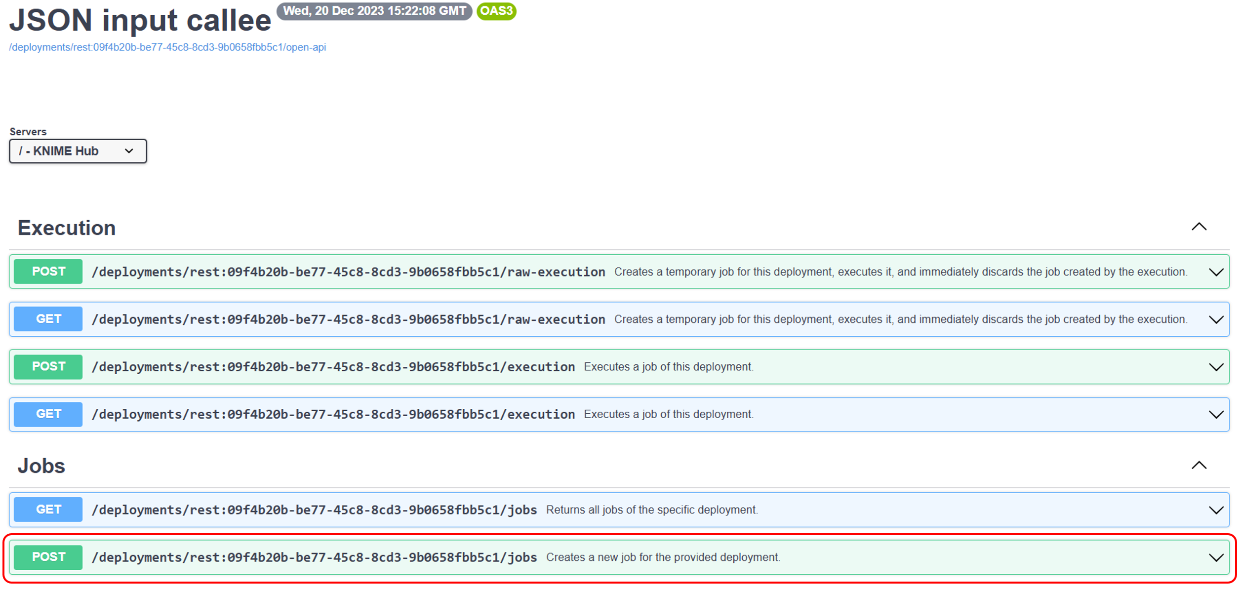 Multi-step execution on KNIME Business Hub