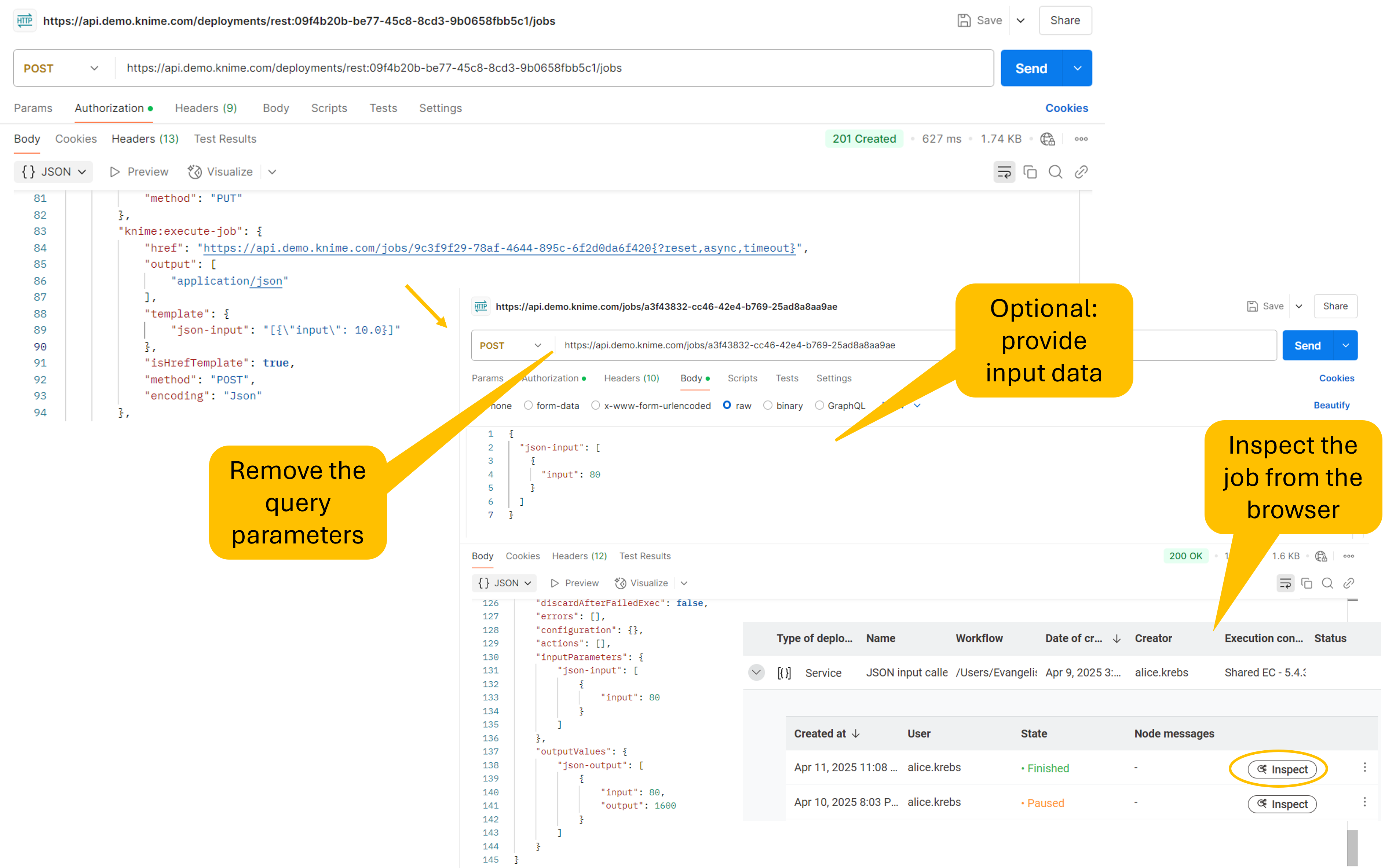 Grabbing the link in the JSON response