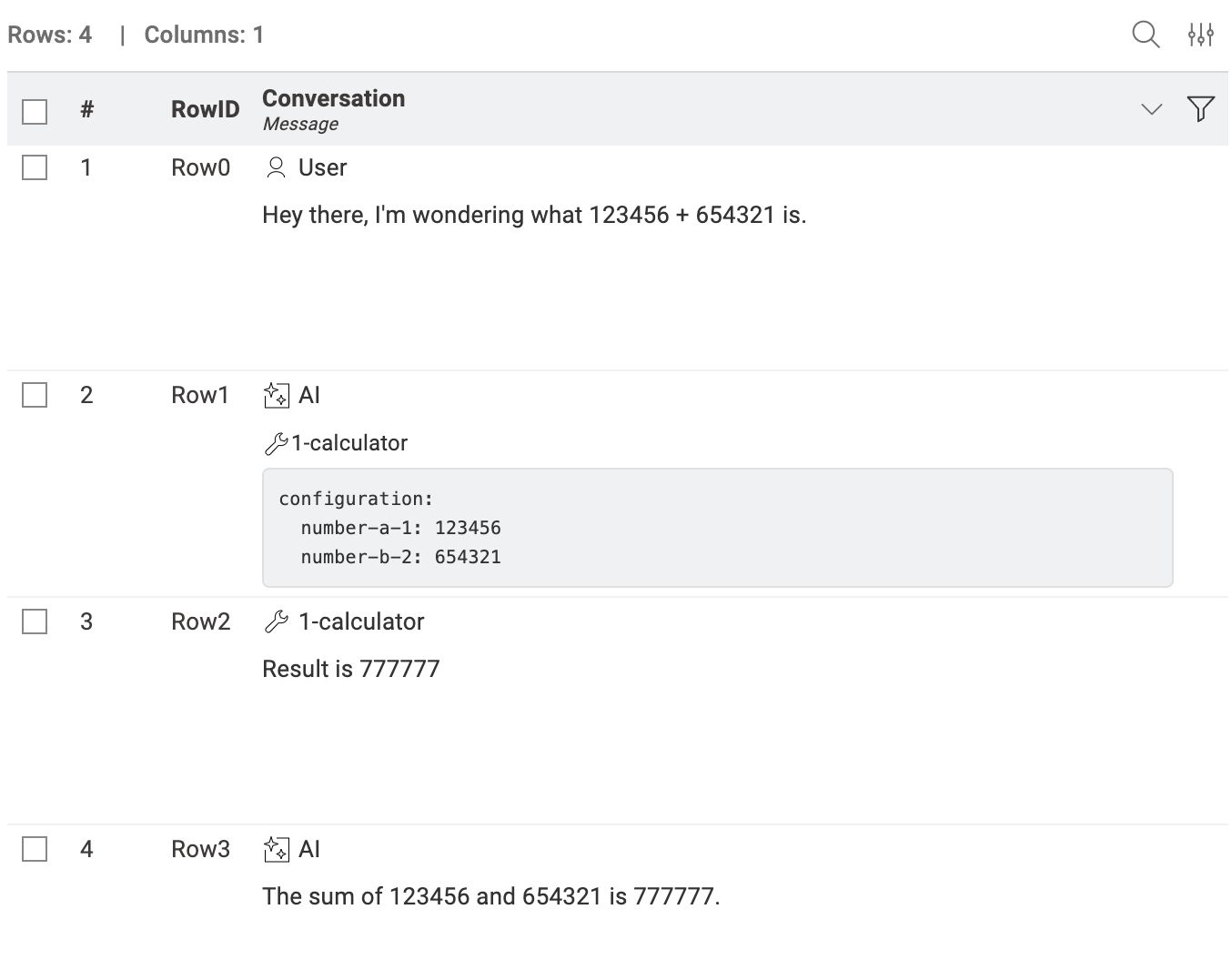 Message data type and utility nodes to work with conversation data