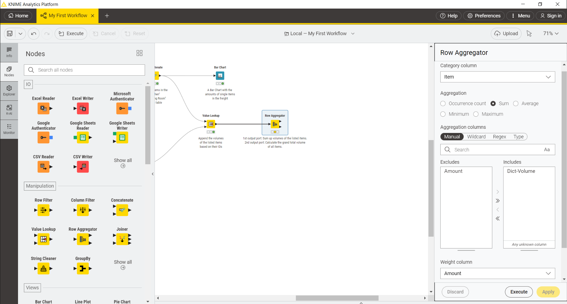 Value lookup in KNIME AP