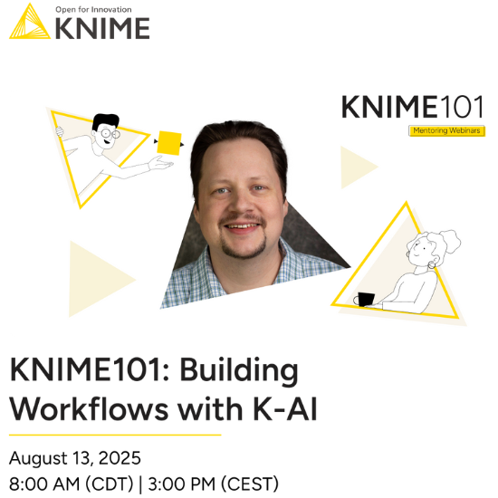 KNIME101: Building Workflows with K-AI header