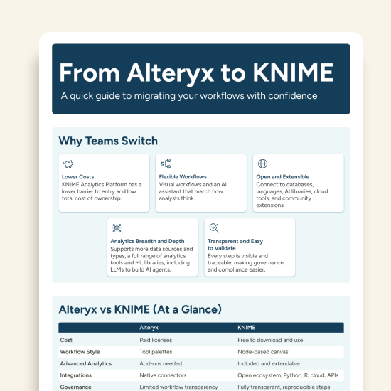 alteryx to knime
