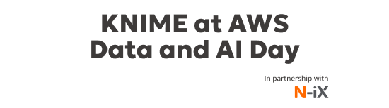 KNIME at AWS Data and AI Day