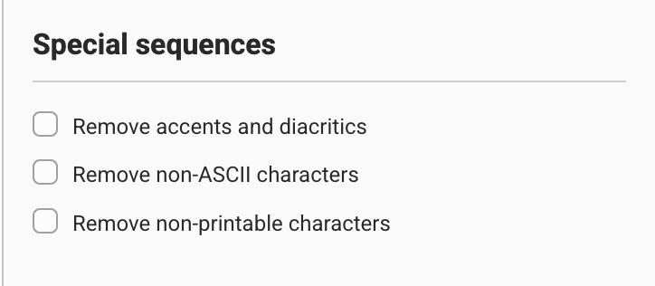 special sequences