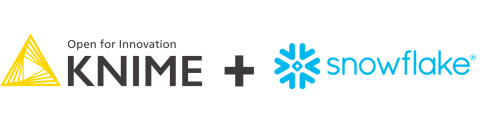 knime and snowflake joint logo