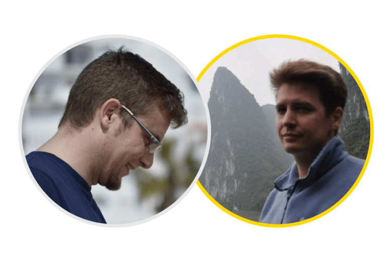 Evan Bristow and Miguel InfMad, KNIME Contributors of the Month 20/21