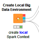 The new node “Create Local Big Data Environment” available in KNIME Analytics Platform creates a local simple instance of Spark, Hive and HDFS. While it may not provide the desired scalability and performance, it is useful for prototyping and offline development