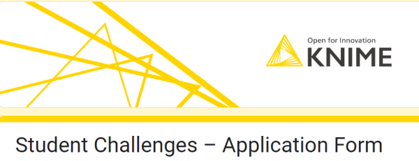 KNIME Student Challenges Application Form