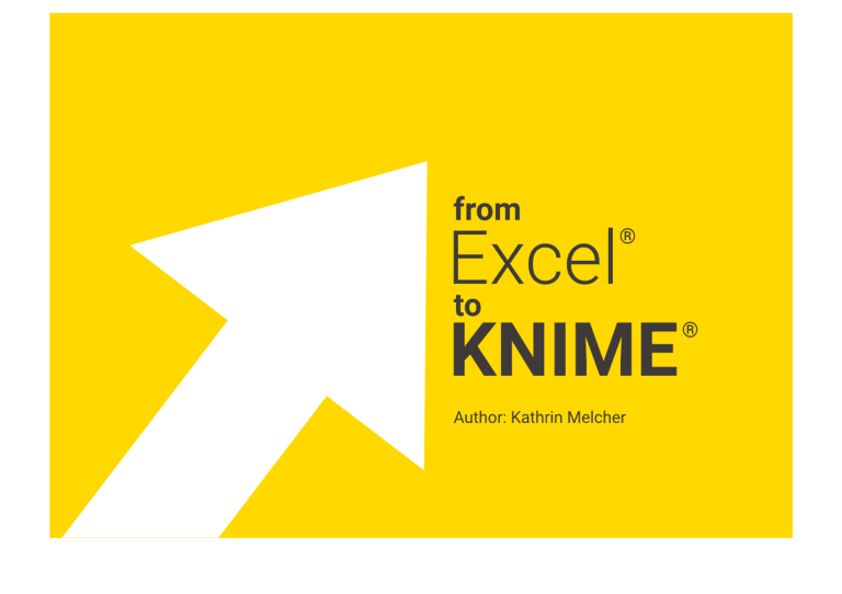 Excel to KNIME Book Cover